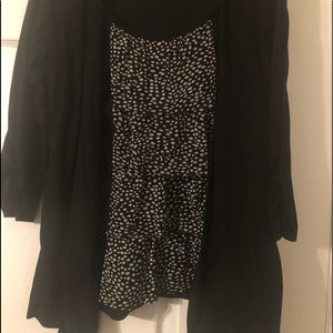 Black and White Top L